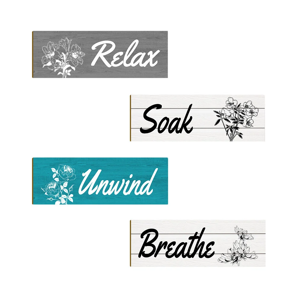 

4 шт. домашняя настенная доска, подвеска, деревянное украшение для стены, креативный настенный кулон в помещении