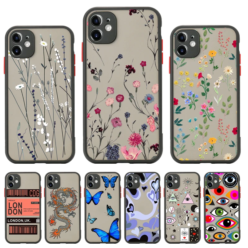 

Camera Protection Phone Case For Xiaomi 11T Pro Case Hard Shockproof Back Cover For Xiaomi Mi 11 Lite Funda Mi 11 Pro 11i Clear