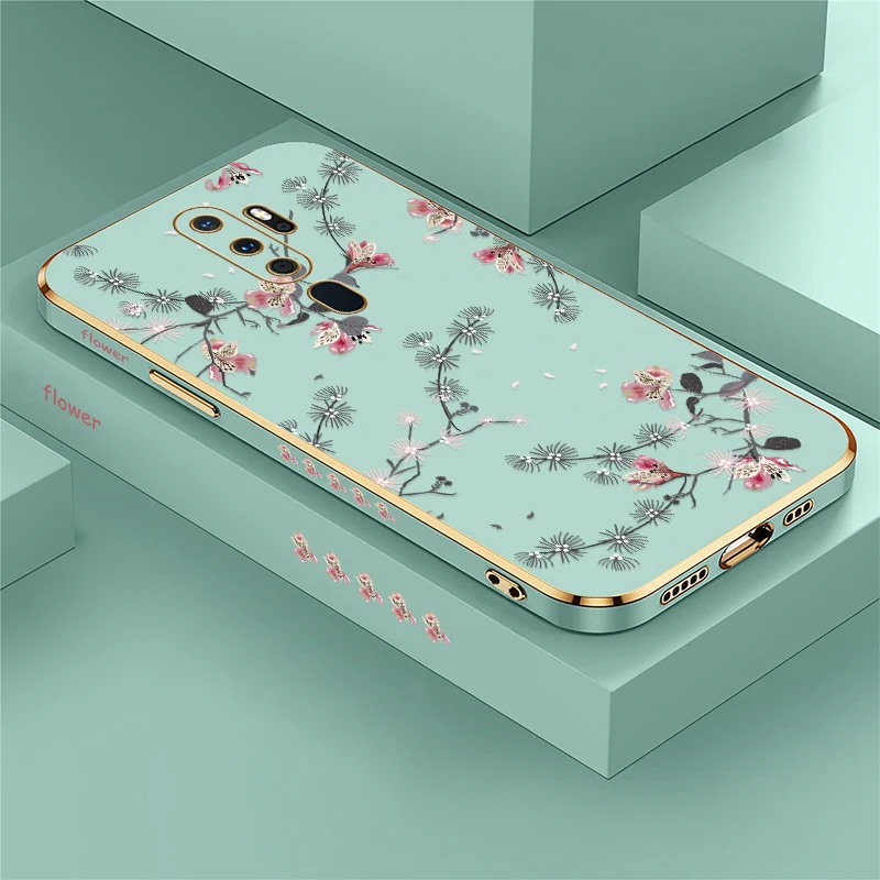 Чехол с цветочным рисунком для OPPO A5S A3S A9 A8 A5 2020 A11K A11 A11X A12 AX5 A7X A7 A12E A12S