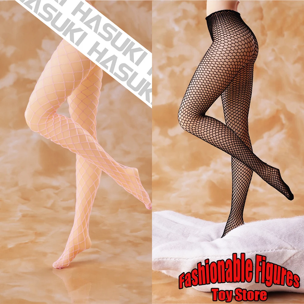 

HASUKI 1/6 Women Soldier Pantyhose Sexy 3D Shereo Big/ Middle/Small Fishnet Seamless Stockings For 12" Action Figure Body