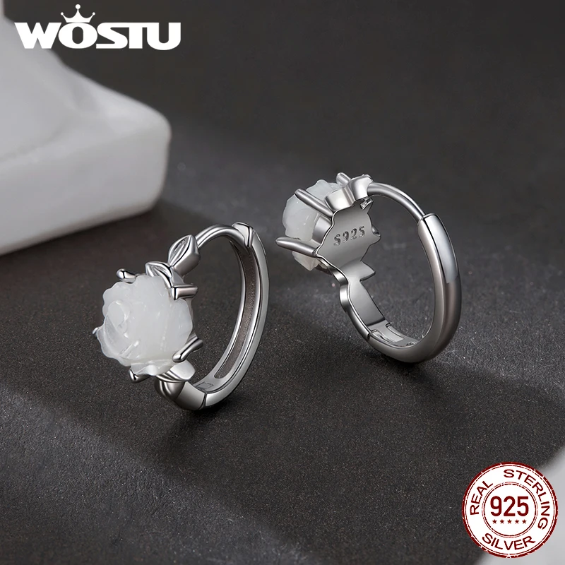 Серьги-кольца и Открытое кольцо в виде Розы