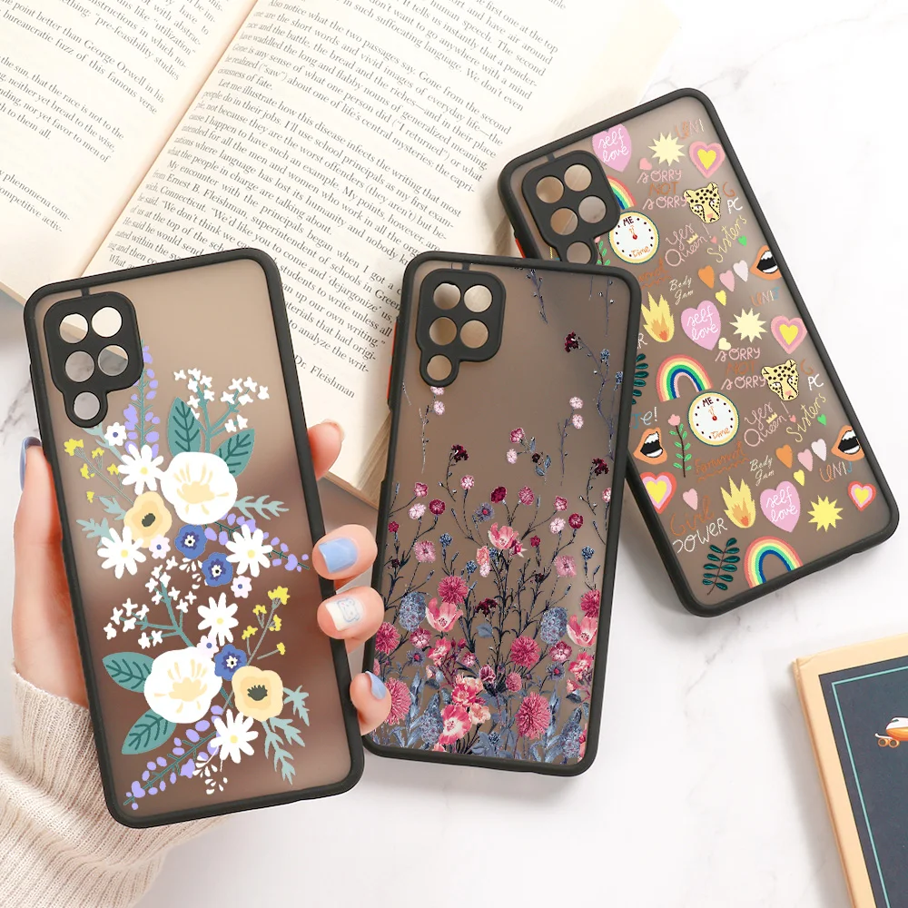 

Redmi 10 Case For Xiaomi Redmi 9 Case Clear Flower Cover On Redmi 9C NFC 9A 9T Poco X3 M4 Pro Little F3 M3 Case Redmi9 T C Coque