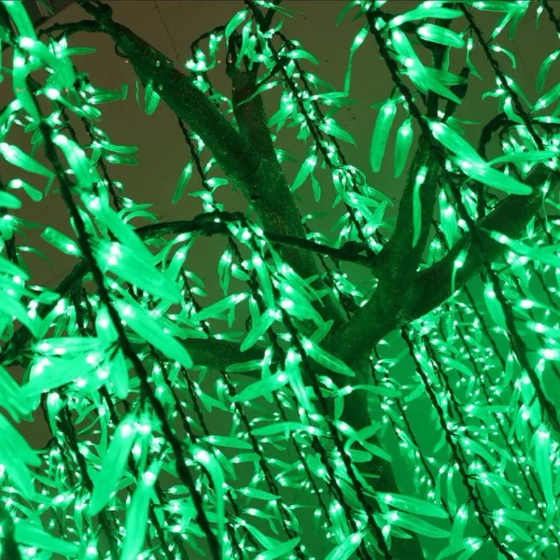 Изображение на открытом воздухе искусственная ива плакучая елка светящаяся