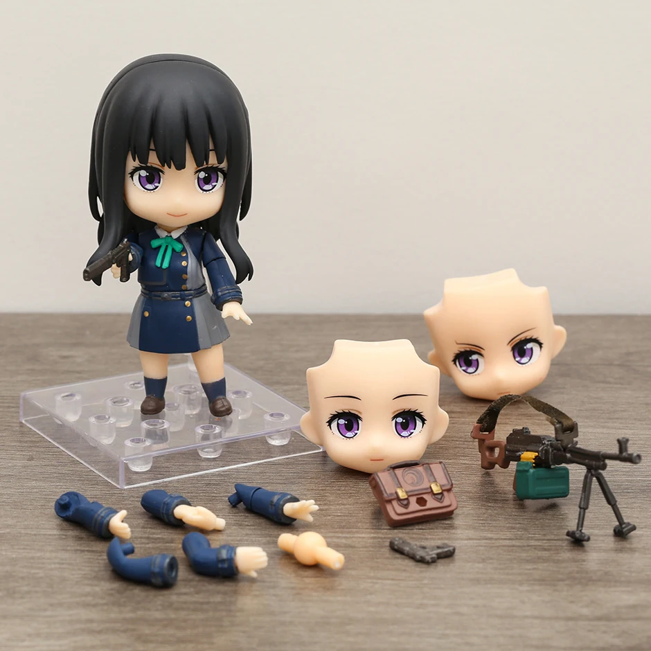 

Takina Inoue 1956 Lycoris Recoil Cartoon Q Version Doll Action Figure Toy