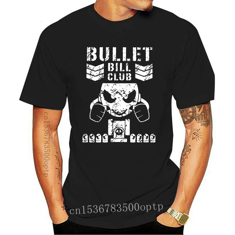 

Мужская одежда BULLET BILL CLUB, мужские комедийные топы, футболка, новые смешные топы унисекс, футболка