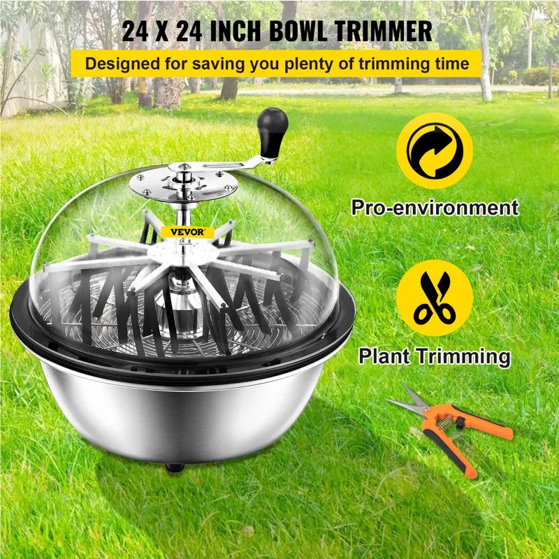 

Hydroponic Pro Bowl Trimmer Leaf Spin Tumble Bud for Plant Bud and Flower