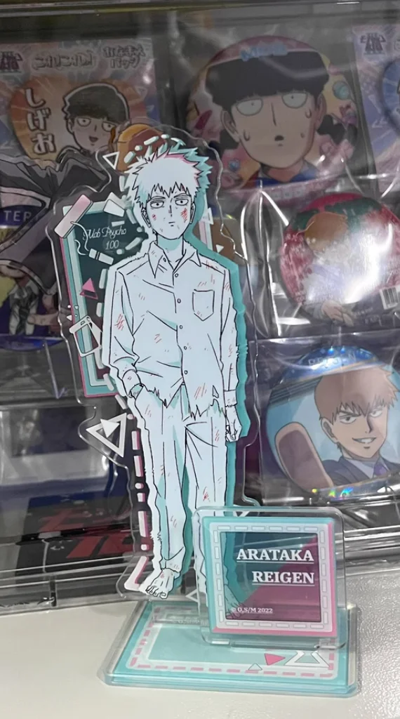 Аниме Mob Psycho 100 Reigen Arataka Hanazawa Teruki Kageyama Ritsu косплей мультяшный стоячий знак