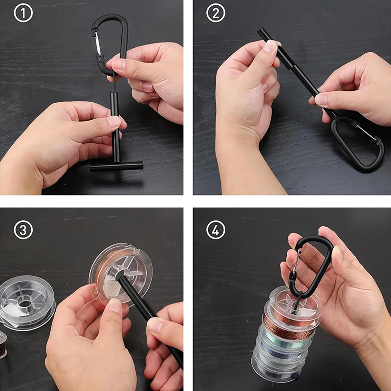 1 шт. алюминиевый прочный держатель поводка катушки для нахлыстовой рыбалки