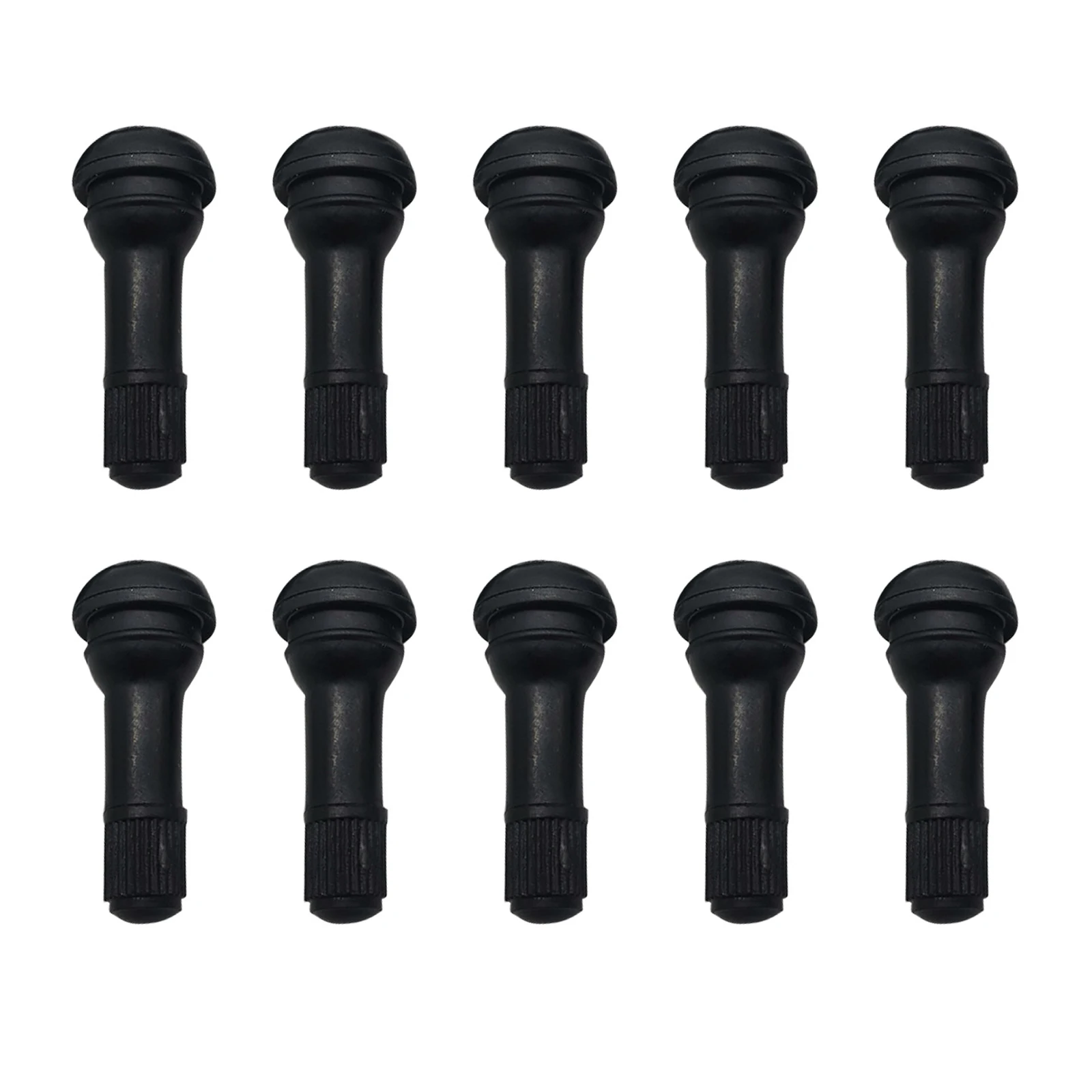 

10 шт. черные TR413 бескамерные штоки клапана автомобильных колес с крышкой Резиновые клапаны для шин с пылезащитной крышкой s