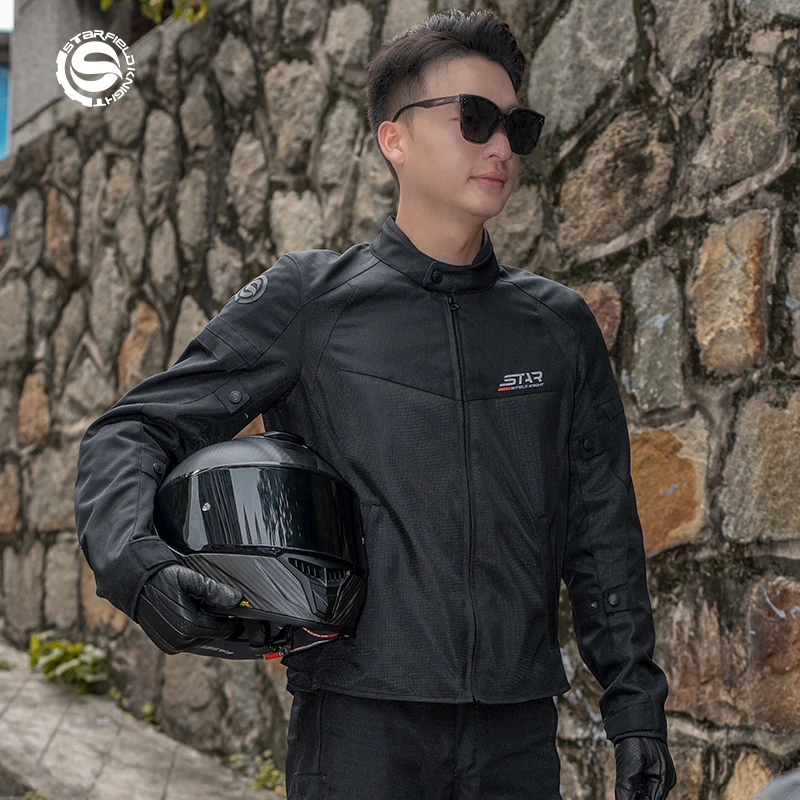 SFK зеленая мотоциклетная одежда летняя дышащая сетчатая мужская велосипедная