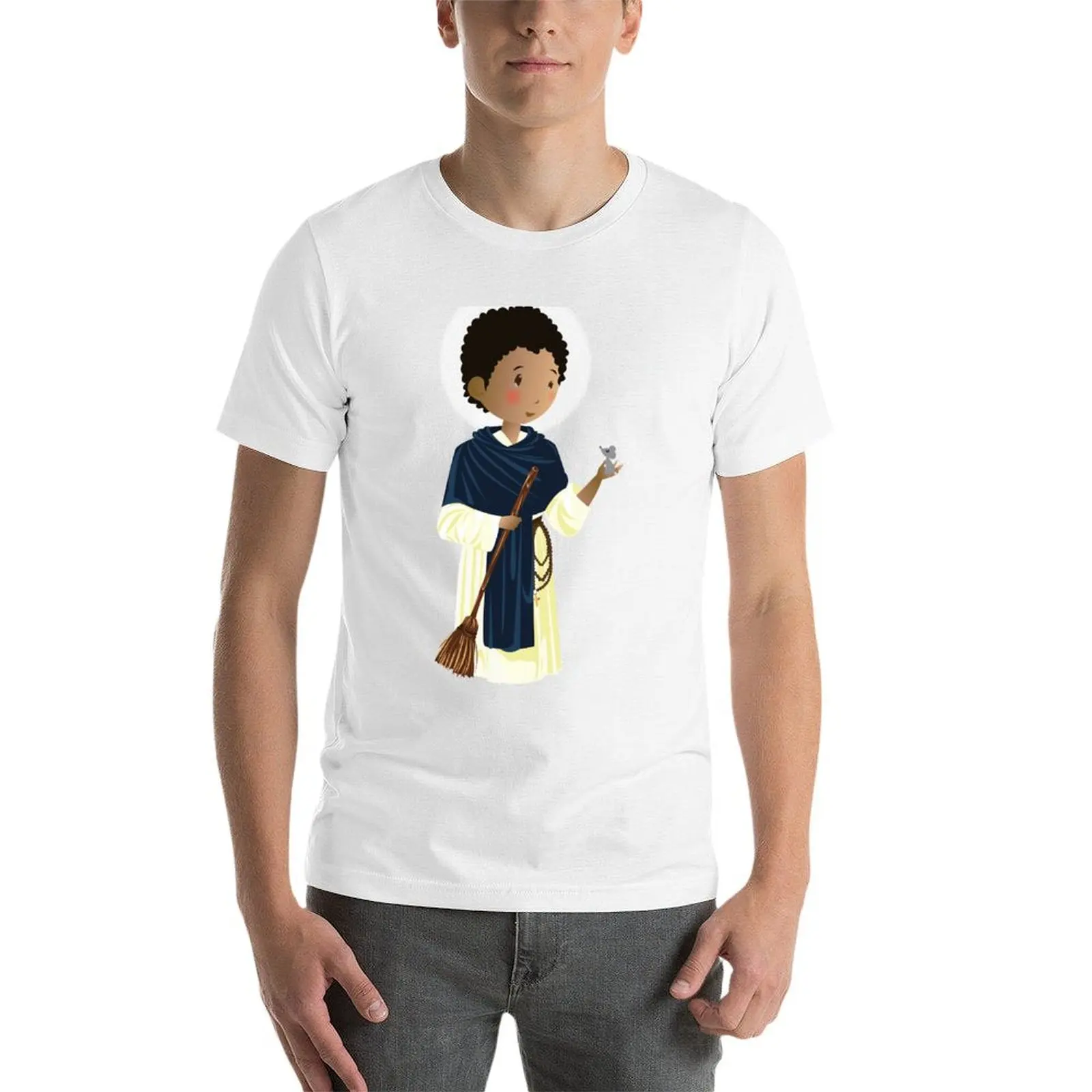 Футболка San Martin de Porres для любителей спорта забавная футболка рубашки большого