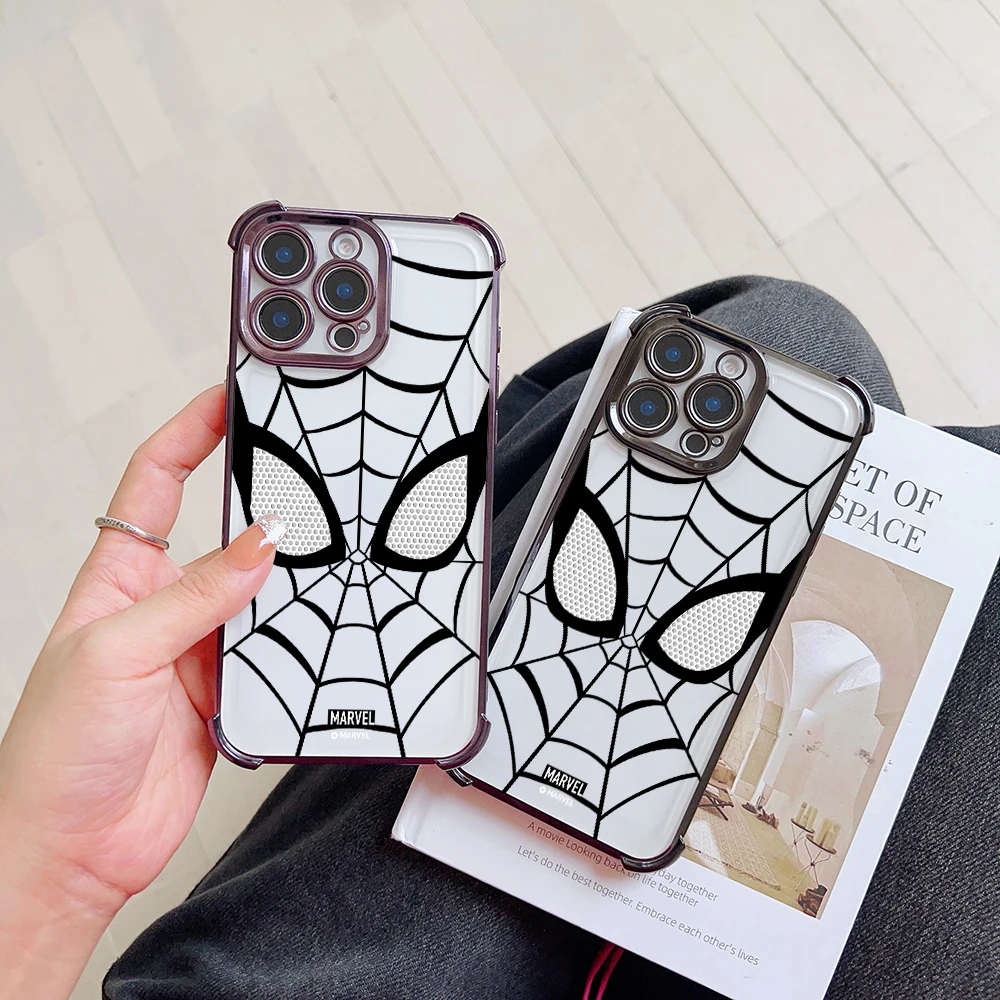 M-MarvelS S-Spider-ManS LOGO Phone Case For OPPO Realme C55 C53 C35 C33 C31 C11 C20 C15 9 V25 Pro Plus 4G 5G Clear Armor Cover