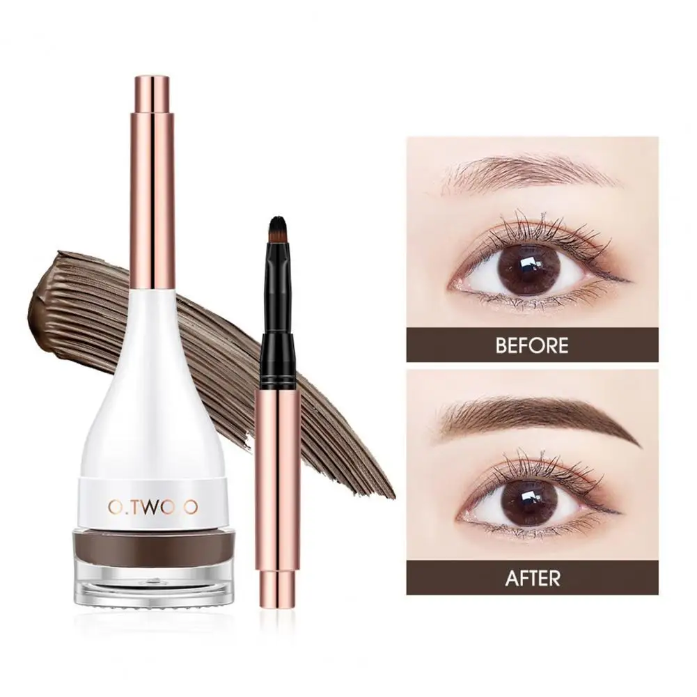 

Universal 5g Safe Eyebrow Styling Wax Makeup Cream with Brush Brow Wax Simple Operation for Ladies