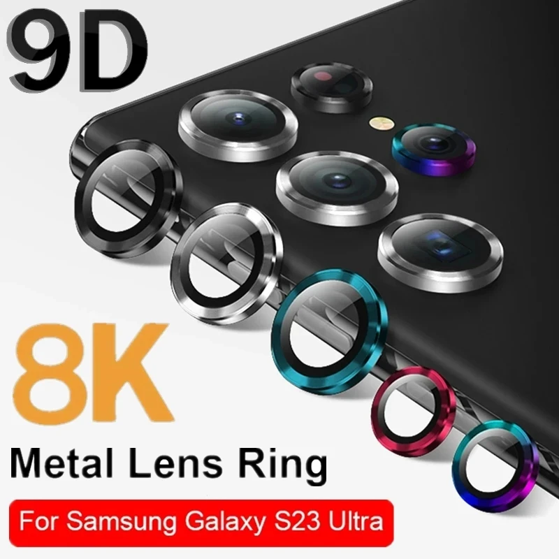 

10/20pcs Camera Protector Glass for Samsung S22 S23 Ultra S23 Plus Full Cover Lens Metal Protector Camera Film