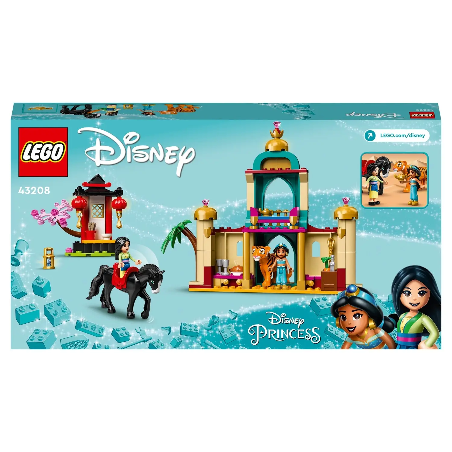 Конструктор LEGO Disney Princess 43208 Приключения Жасмин и Мулан