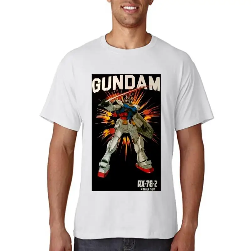 

Title: Gundam Mobile Suit RX-78-2 T-shirt Japan Anime Mech Battle Culture