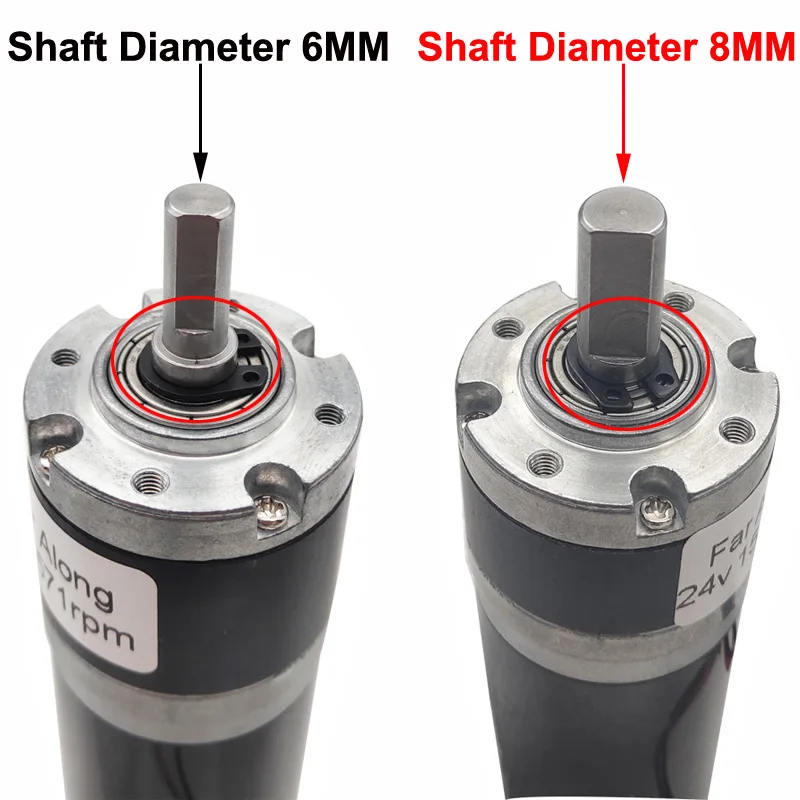 Планетарный редуктор постоянного тока 24В 12В низкоскоростной маленький