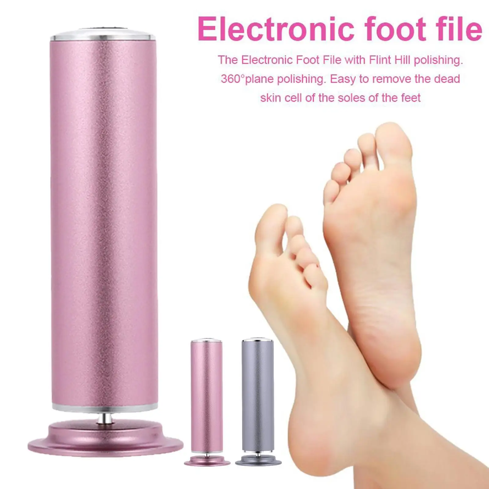 

1 Set Electric Pedicure Machine Professional Foot Care File Heels Remove Dead Skin Callus Remover Feet Clean Care Machine
