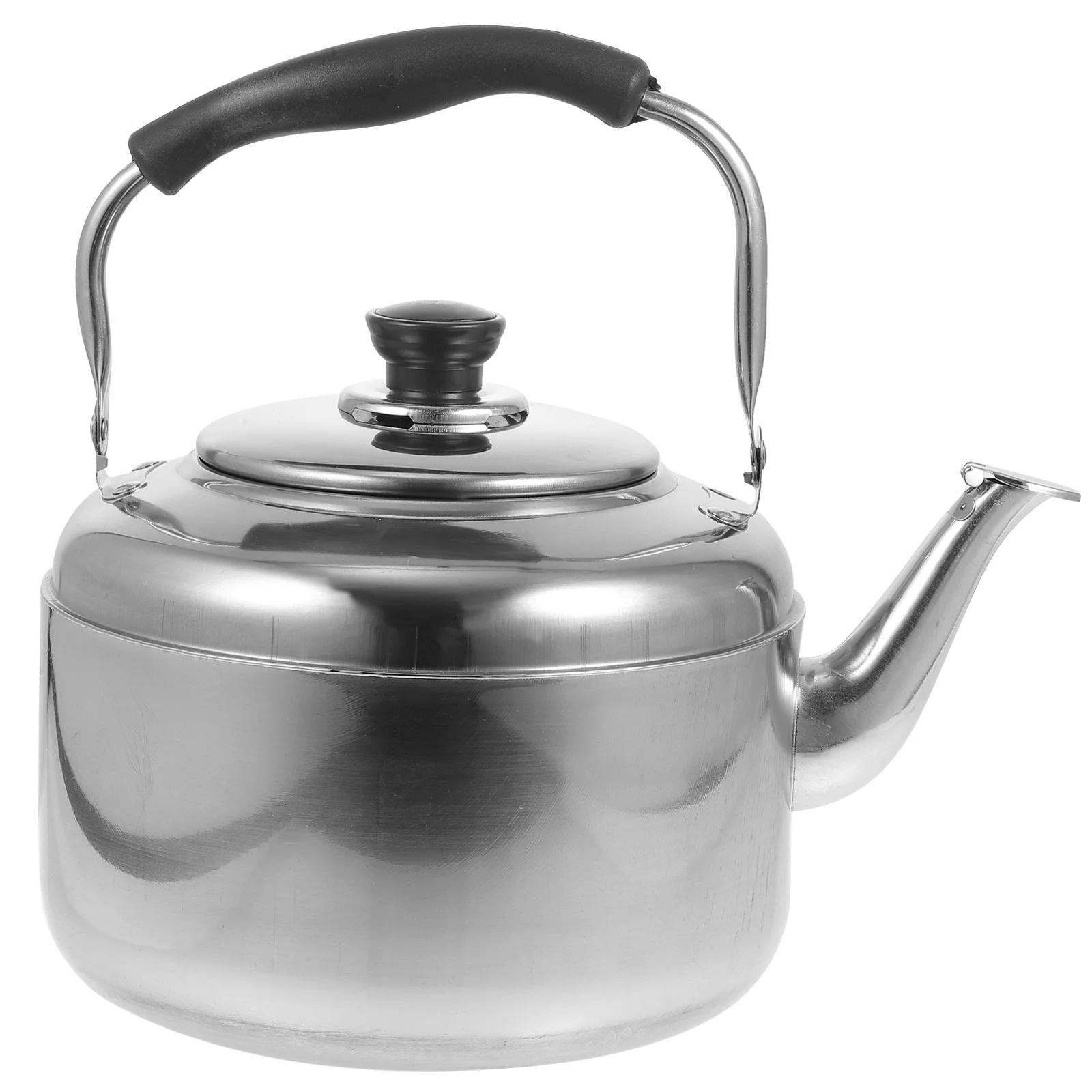

Kettle Tea Whistling Teapot Water Steel Stovetop Stainless Pot Stovecoffeeboiling Hot Electric Kettles Gas Camping Polished