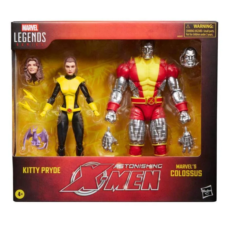 Фото В наличии: Набор Hasbro Marvel Legends X-Men: Фантом Кэт и Колоссус, подвижная модель робота-куклы, коллекционная игрушка, подарок. №2