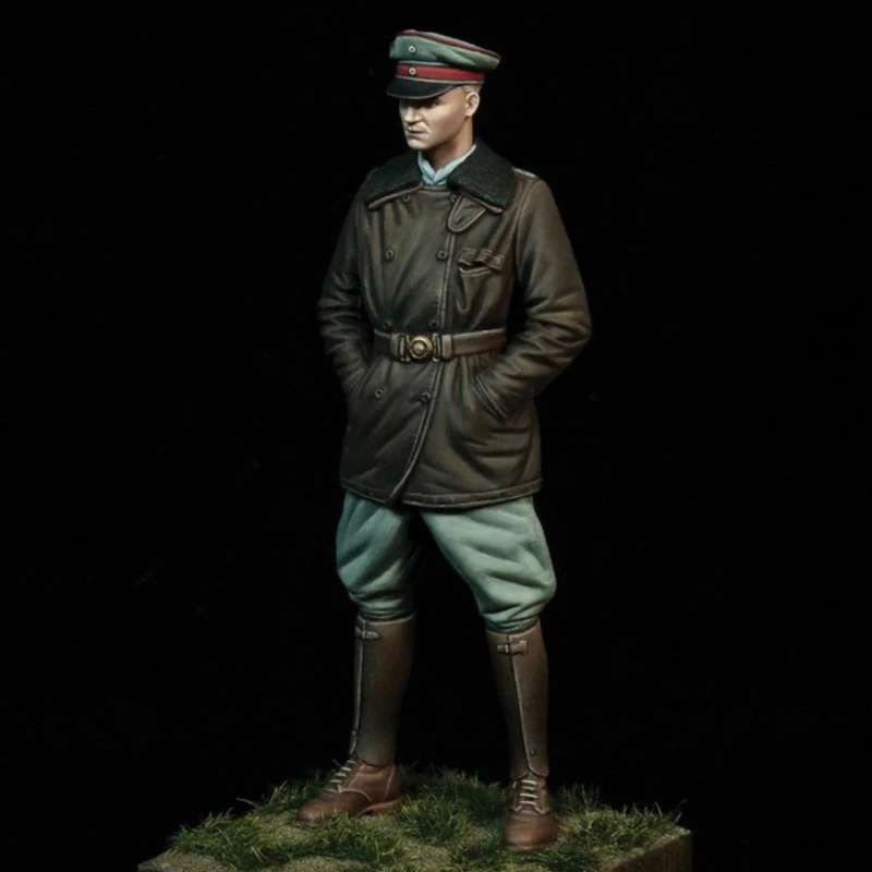 

1/24 Resin Figure model military theme Officer white mold R462