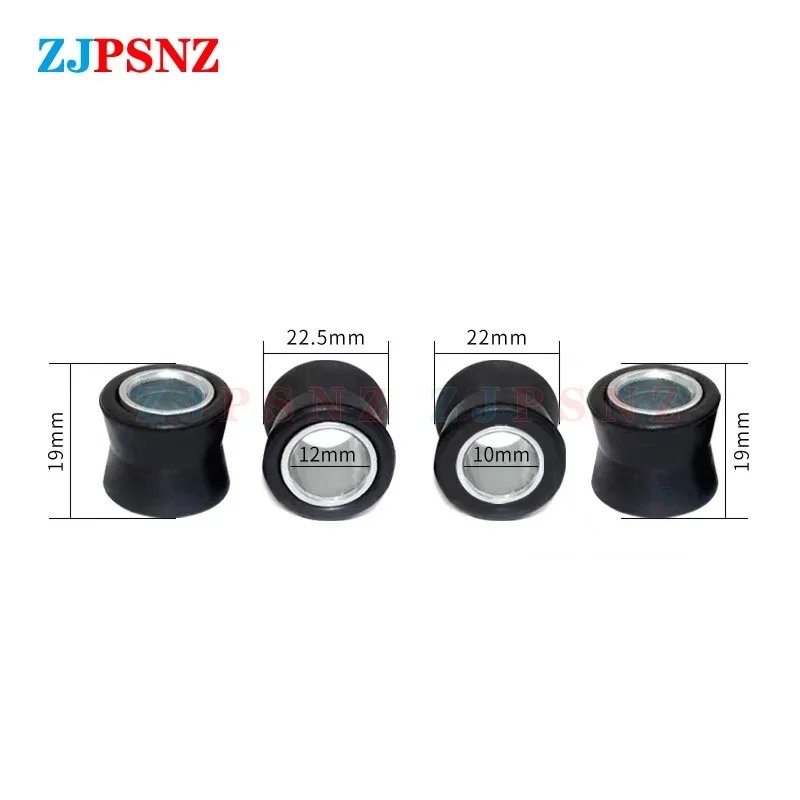 10/12 мм мотоциклетный передний/задний амортизатор резиновый буфер красный черный