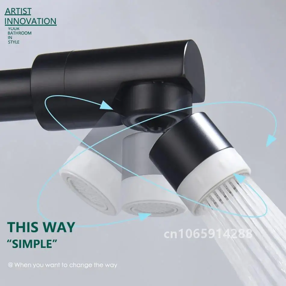 Вращающийся кран с защитой от брызг аэратор фильтр 22-24 мм подвижный кухонный