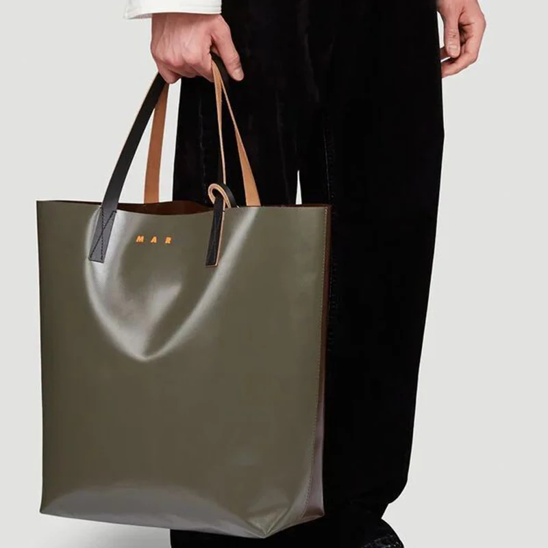 

Letter Print Shopping Bag Women New Large-capacity Color Patchwork Tote Bag Femme Vintage Classic Shoulder Bags 2022 Fashion