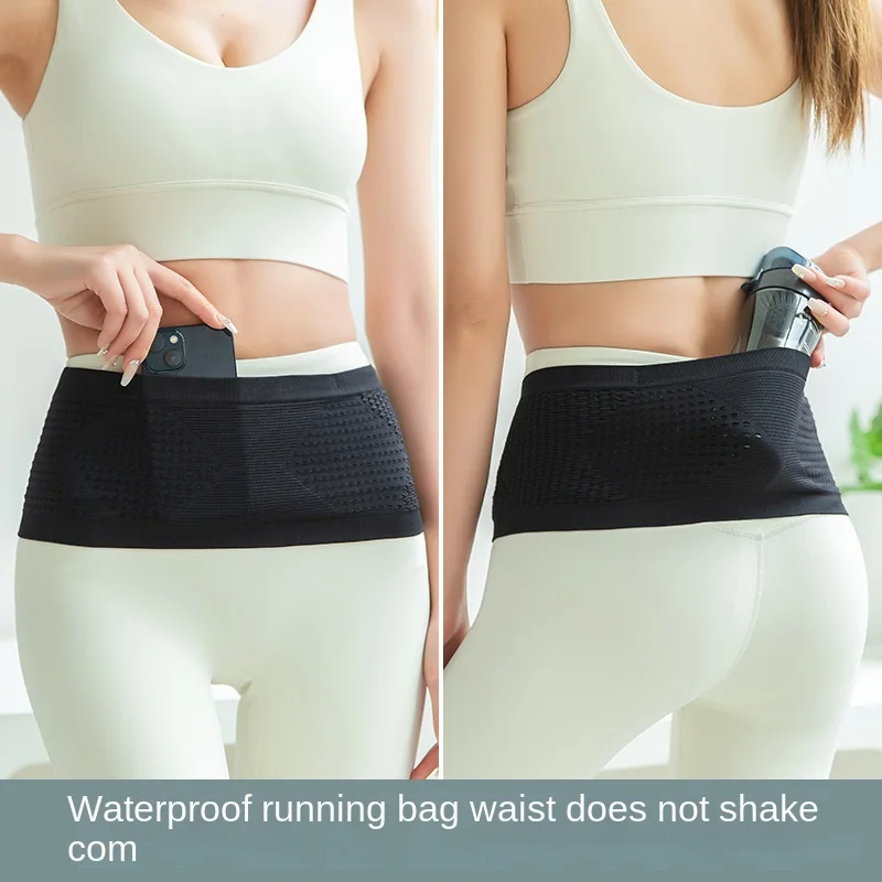 Running Mobile Phone Bag Sports Waist Bag Men's and Women's Fitness Pouch Outdoor Morning Running Equipment Waterproof Invisible