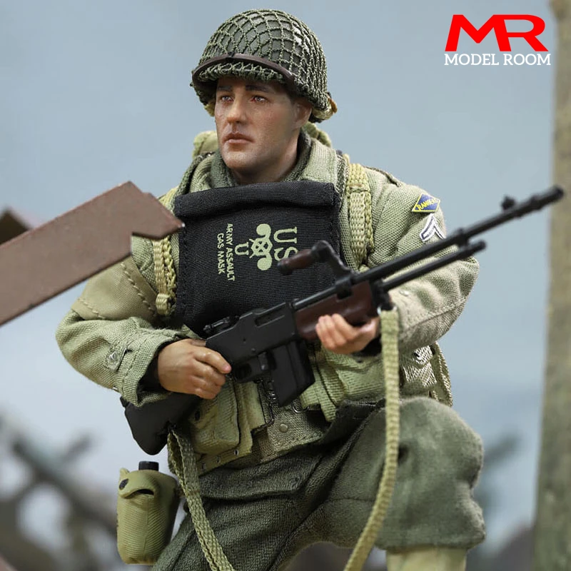 

DID XA80012 1/12 WWII US 2nd Ranger Battalion Private First Class Reiben Figure Model 6'' Male Soldier Action Doll Full Set Toy