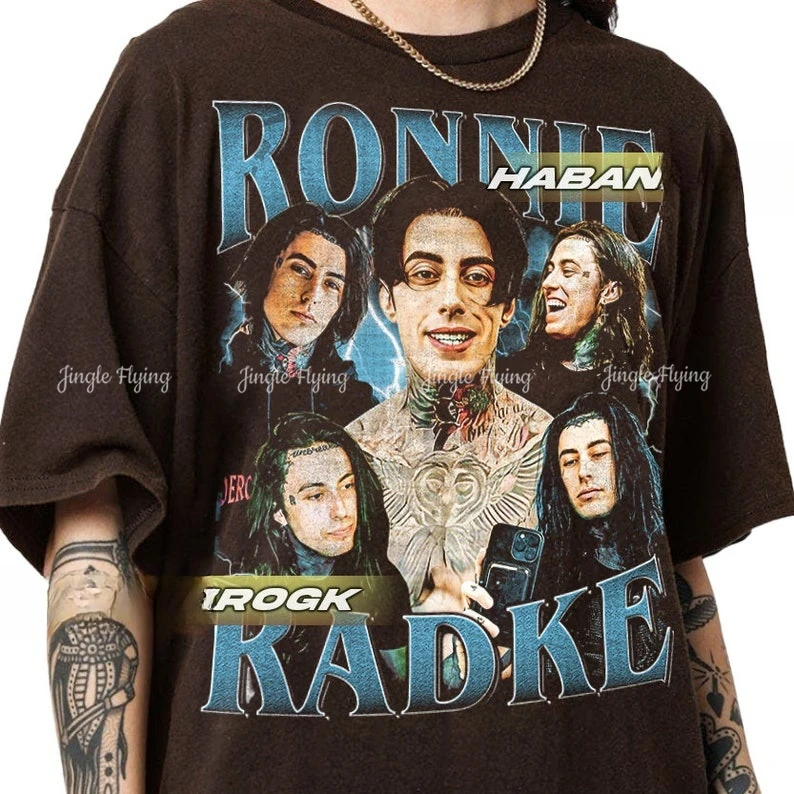 Ограниченная коллекция Ronnie Radke винтажная рубашка подарок для женщин и мужчин