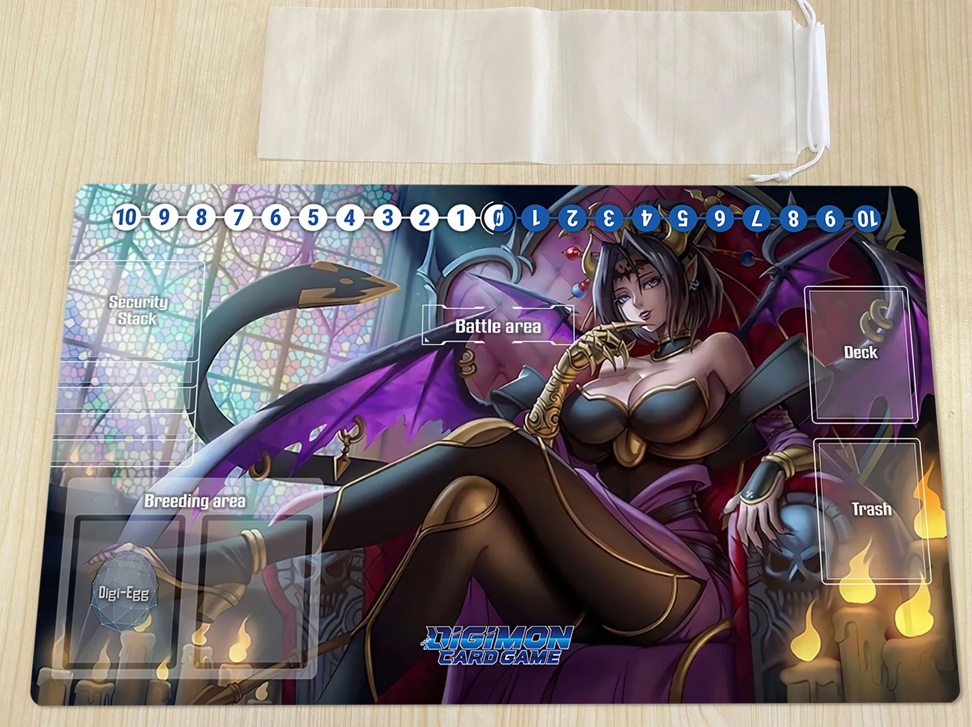 

Игровой коврик Digimon Lilithmon для настольных игр, коврик для дуэли DTCG, игровой коврик для карты с играми, Аниме Коврик для мыши, стандартная свобо...