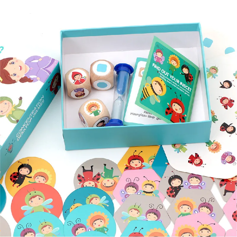 

montessori toys Logic game children's matching toys memory training educational toys learning toys for children