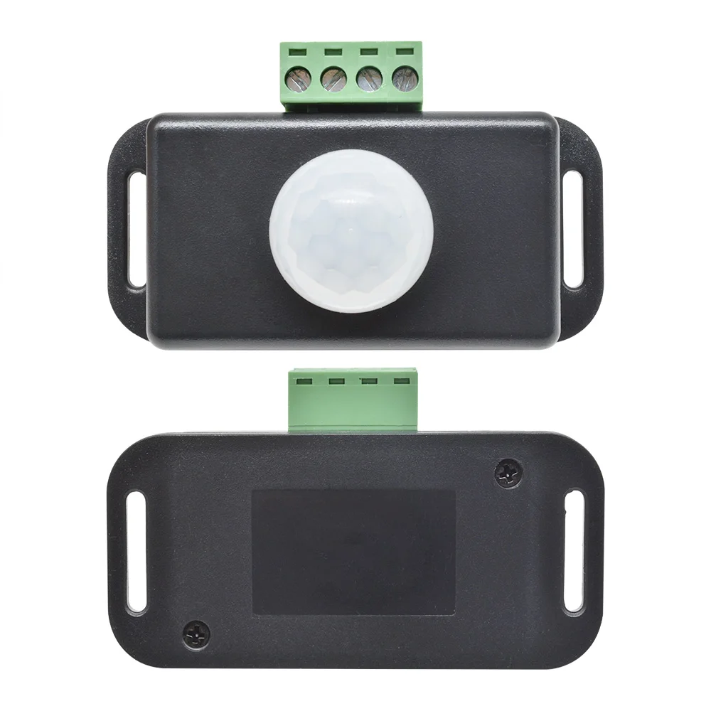 

DC 12V 24V 8A 6A Automatic Adjust PIR Motion Sensor Switch IR Infrared Detector Light Switch Module for LED Strip Light Lamp