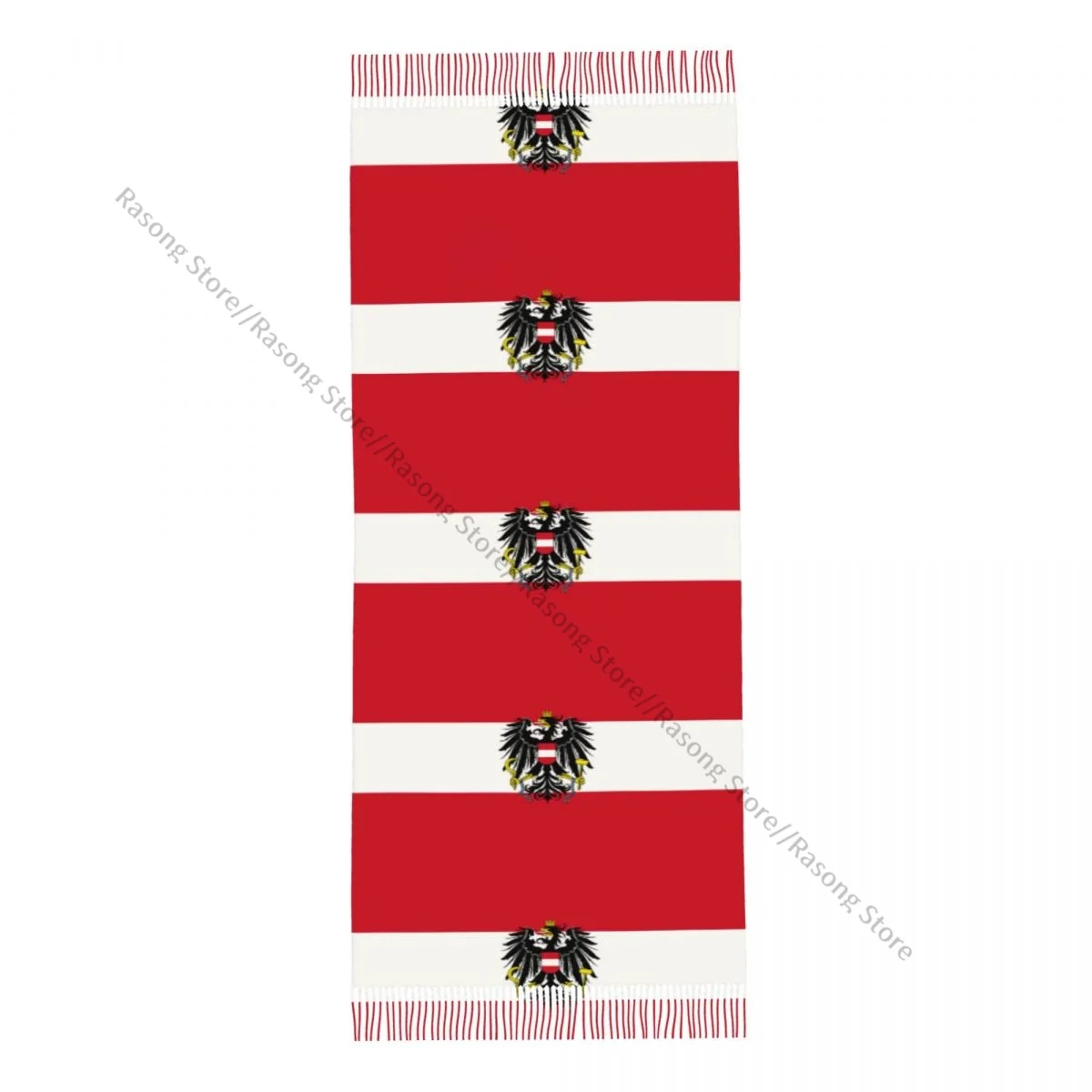 Шарф с кисточками большой размер 196*68 см зимняя теплая шаль из пашмины накидка