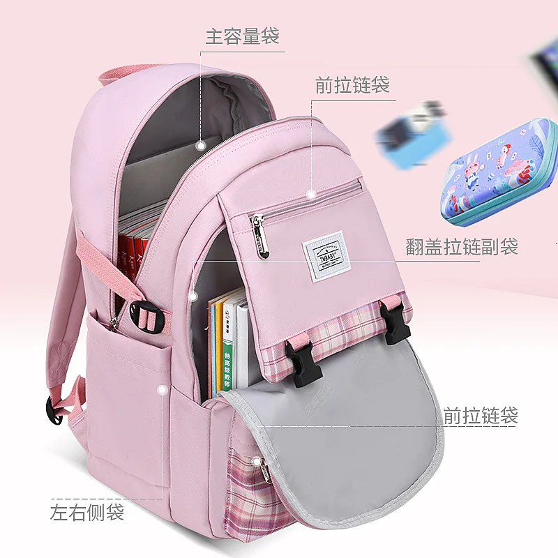 Girls School Backpacks Waterproof Children's School Bags Kids Orthopedic Schoolbag Primary School Backpack mochila escolar