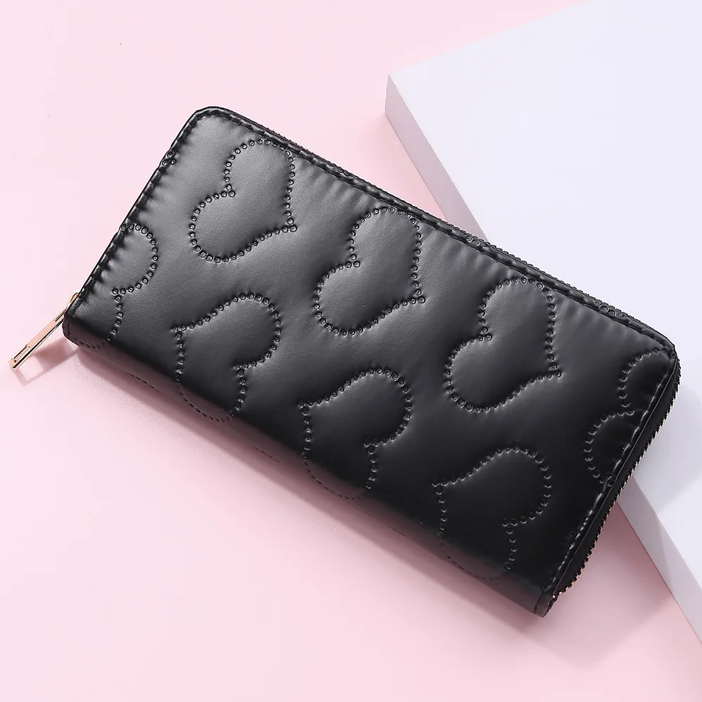 

Большой женский кошелек, роскошные длинные женские кошельки на молнии, модные кошельки из искусственной кожи с держателем для карт, кошельк...