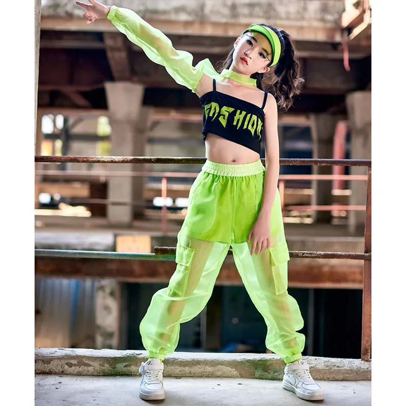 Новинка платье для джазовых танцев девочек в стиле хип-хоп подиума выступлений