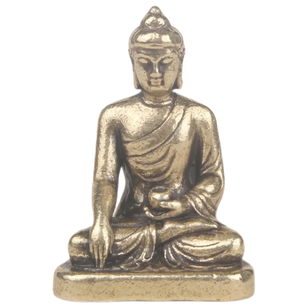 

Small Statue Brass Craft Figurine Vintage Decor Home Supplies Sculpture Shaped