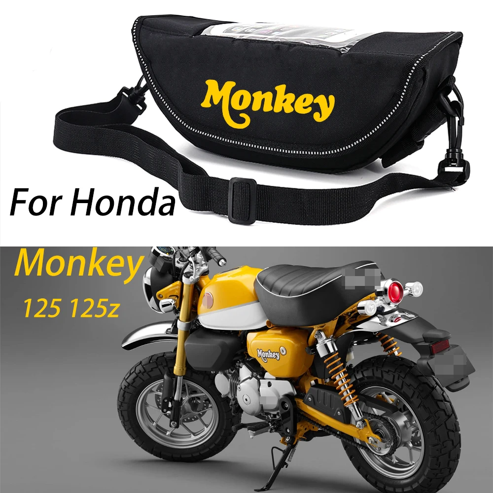 

For Honda Monkey 125 monkey 125z Motorcycle accessory Waterproof And Dustproof Handlebar Storage Bag navigation bag