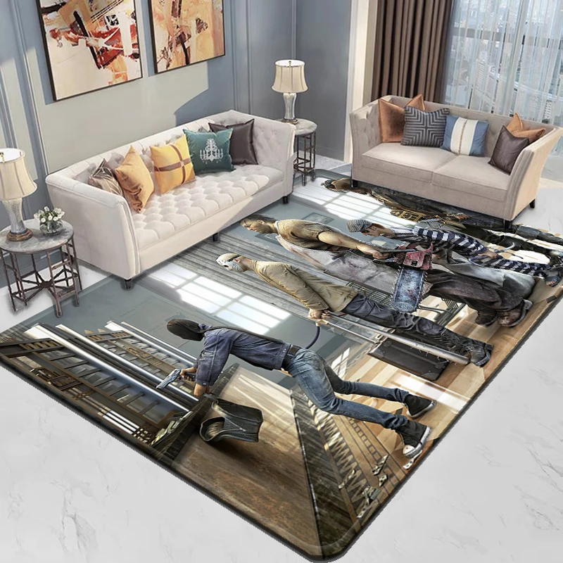 Ковер с 3D ужасами призраками и скелетом смерти кухонный коврик Придверный