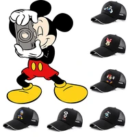 frozen mickey joint baseball cap gift adjustable boys and girls outdoor shade breathable quick drying beach headwear four season