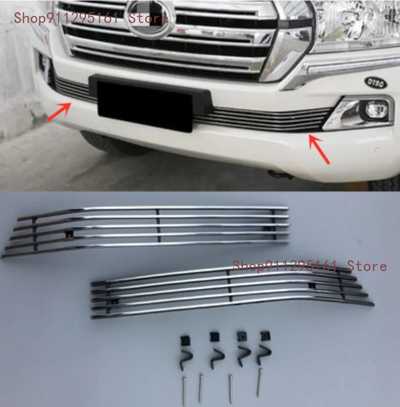 

Car Stainless Steel Front Grille insect Grill Cover For Toyota Land Cruiser 200 FJ200 LC200 2012 - 2020 Accessories