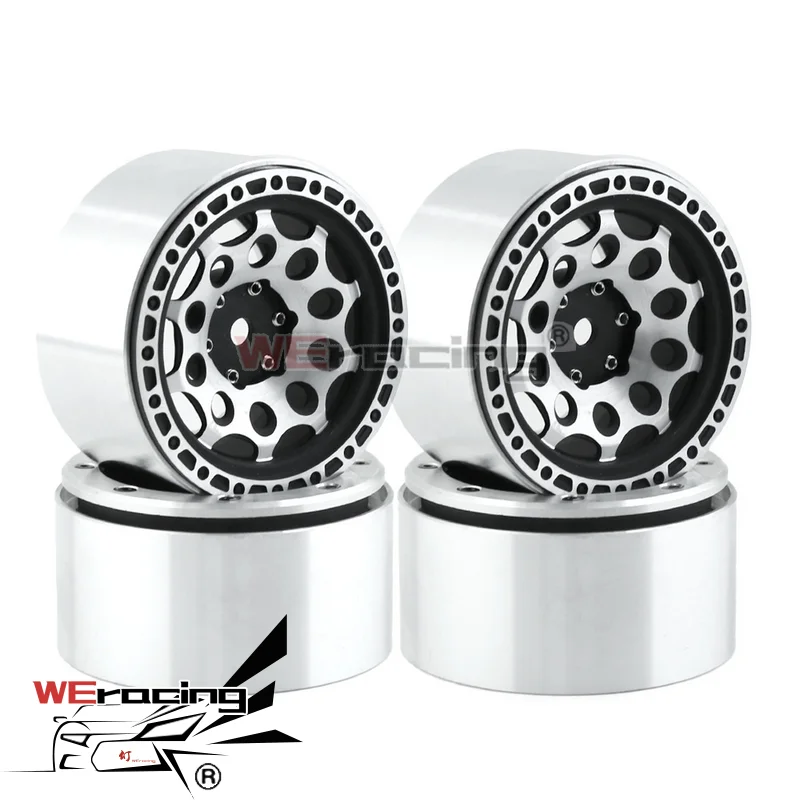 2pcs/1set 2.2 inch alloy wheel 1/10 simulation climbing car beadlock wheel SCX10 TRX-4 polar light knife wheel