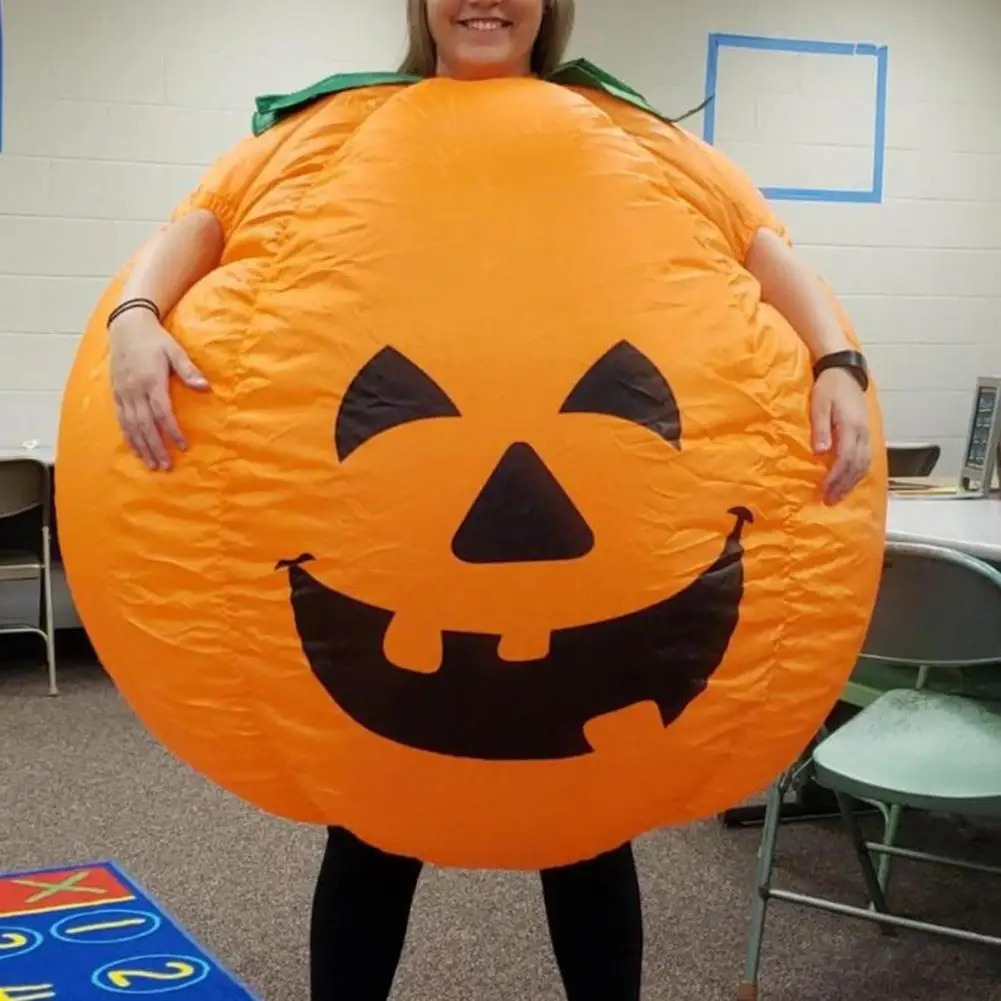 

Косплей Хэллоуин тыква надувные вечерние костюмы для взрослых мужчин женщин Карнавал Рождество День рождения