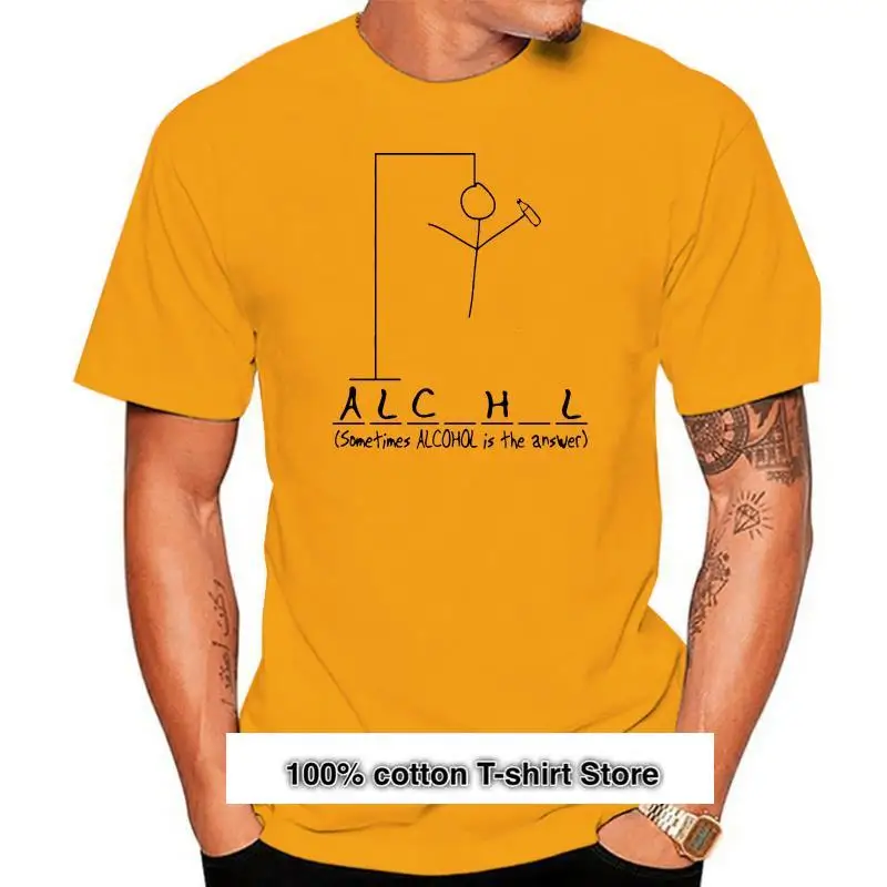 

A veces, el Alcohol es la respuesta, camiseta Swag, camiseta sin mangas, Unisex, 1845