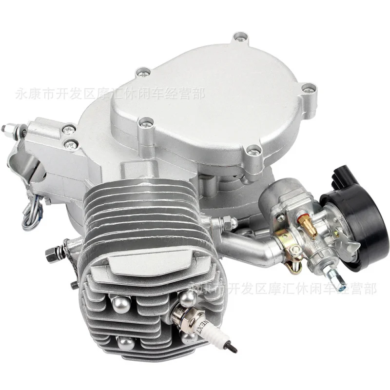 Модификация двигателя бензинового мини-мотоцикла велосипеда с двумя пробками 80