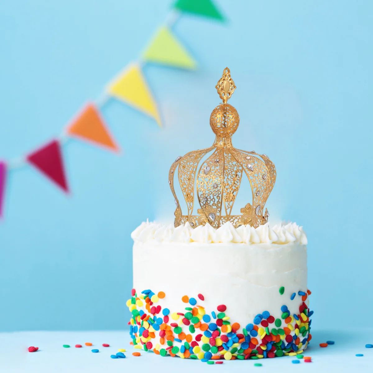 

Crown Cake Topper Tiaradecoration Cupcake Wedding Party Birthday Queen Decor Headband Kids Crowns