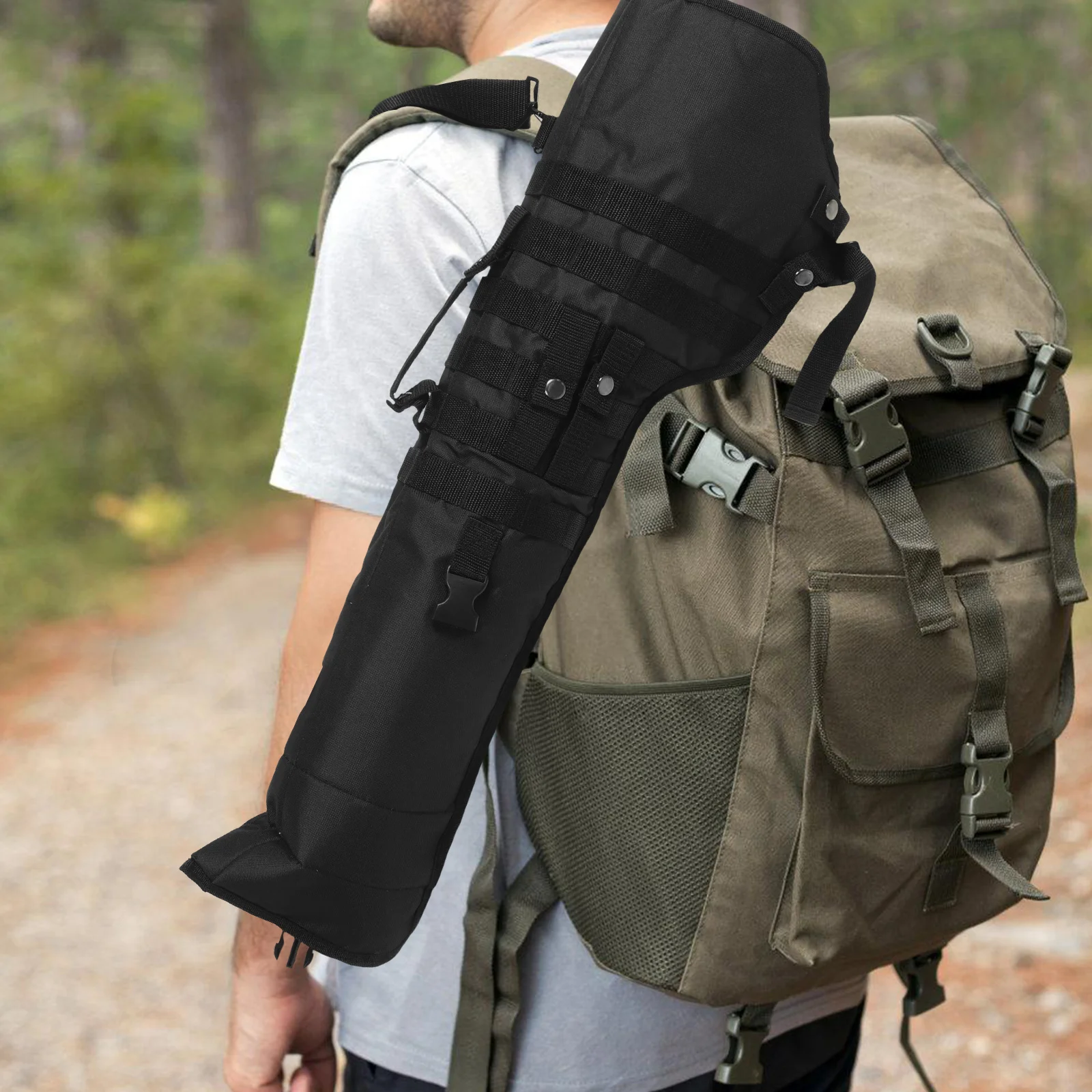 Сумка для хранения камуфляжный рюкзак легкий чехол женщин квадроцикла черный 600d