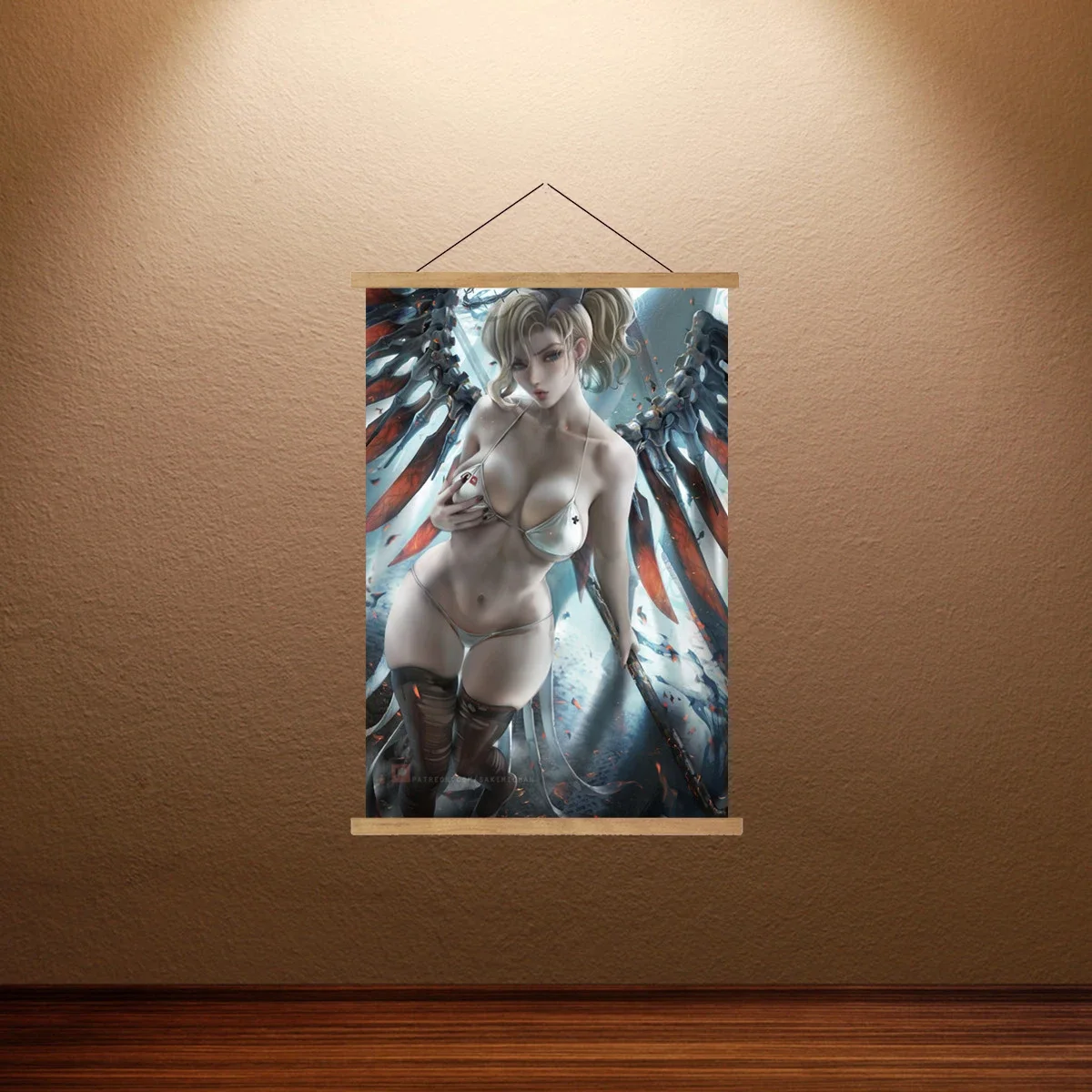 Плакат Mercy Overwatch на заказ аниме-плакаты холст картины наклейка стену игровой